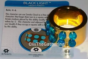 BLACK LIGHT (RIGHT PINKY) S008 R008 Invincible Iron Man Heroclix Mandarin Ring - Bild 1 von 1