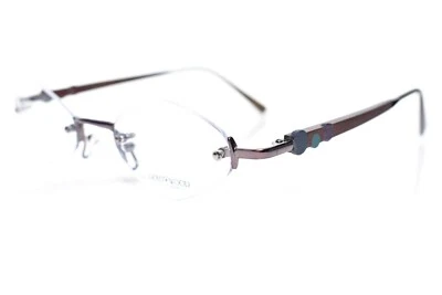 ORO Y MADERA Anteojos Sin Montura Madera Natural S02.8 Ac38 Totalmente Nuevos 47-19 Foto 1 de 4