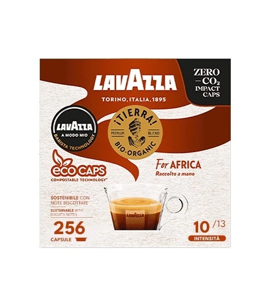 Caffè Lavazza A Modo Mio ¡Tierra! For Africa, 256 Capsule