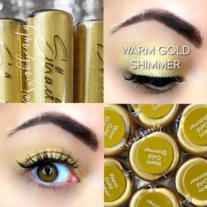 ShadowSense WARM GOLD SHIMMER New LE Creme to Powder Eyeshadow By SeneGence - Picture 1 of 10