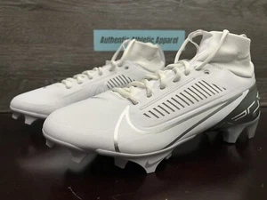 Nike Vapor Edge Pro 360 2 White Silver Football Cleats Men's Size 10 DA5456-102 - Picture 1 of 11