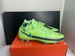 Size 13 Men NIKE PHANTOM GT ELITE DF FG SOCCER CLEAT LIME GLOW CW6589-304] - Picture 1 of 9
