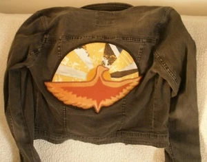 Original Dre McLeod Too Legit to Quilt Women's S/M Black Jean Jacket Phoenix  - Picture 1 of 4