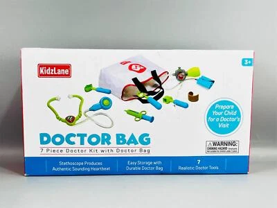 Kidzlane Kids 7 Piece Kit and Doctor Bag Play Set New - Image 1 of 4