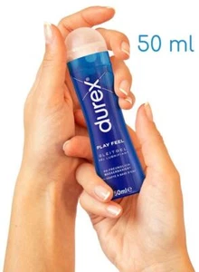 Lubrificante durex play feel gel effetto seta a base d'acqua vaginale anale 50ml - Foto 1 di 9
