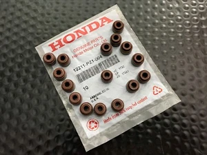 GENUINE OEM HONDA ACURA VALVE STEM SEAL SET 16 PIECES B16 B17 B18 D16 H22 K20 - Picture 1 of 1