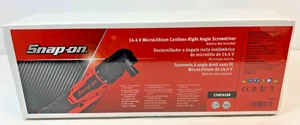 NUEVO Snap-on CTSR761DB PISTOLA METAL 1/4" 14.4V Destornillador Inalámbrico Ángulo Recto EE. UU. - Imagen 1 de 4