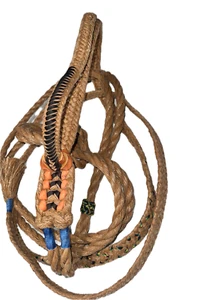 FCBR Bull Rope 9/7 Linkshand Bull Reitausrüstung Rodeoausrüstung Hand Kolophonium Chaps - Bild 1 von 8