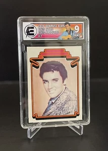 1978 Donruss Elvis - Elvis facts - CUSTOM LABEL Electric Grading (EGC) 9 - Bild 1 von 2