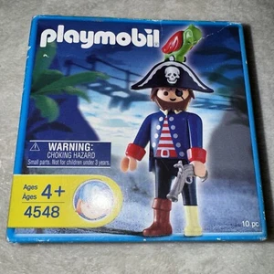 Playmobil 4548 2006 pirata y loro, nuevo en caja original - 10 piezas - Imagen 1 de 6