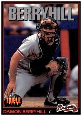 1993 Triple Play #113 Damon Berryhill NM - Image 1 of 2