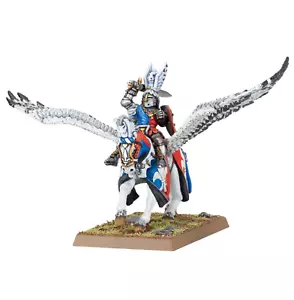 GW Warhammer Fantasy Alte Welt Bretonnien Bretonnischer Herr auf Pegasus Metall - Bild 1 von 1