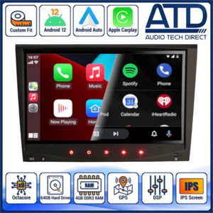 Autoradio per Porsche 911 Cayman Boxster Android 12 Auto Wireless Carplay DAB 8" - Foto 1 di 12