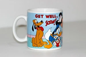 Vintage Disney Applause Mickey Mouse Kaffee Tee Schokolade Becher Tasse Get Well Soon - Bild 1 von 7