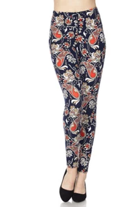  ONE SIZE Leggings TC/Oj012 butterweich Always Brushed Paisley  - Bild 1 von 3