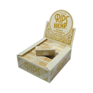 RIPS King Size Natural Hemp Cigarette Rolling Papers on a Roll - Picture 1 of 9