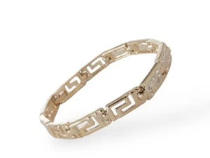 Bracciale Gioiello Bracciale Modello Greco Stass Argento o Oro - Foto 1 di 6