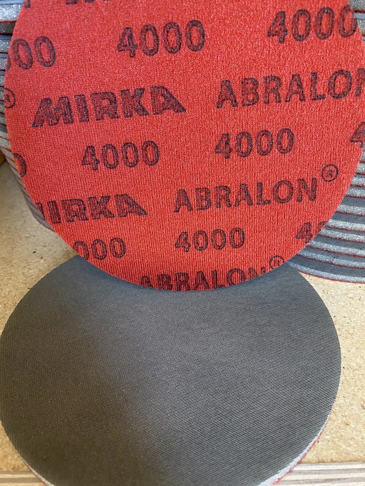 Mirka Abralon 6” Foam Pads - 4000 grit, 20 pack