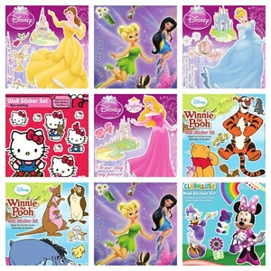 A3 Kids Disney Minnie Mouse Tinkerbell Fairy Princess Wall Bedroom Stickers 3Pk - Picture 1 of 5