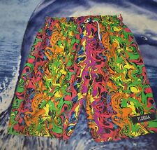 American Crown multicolor wild-n-crazy 2xl mens shorts/swim trunks  FLorida logo