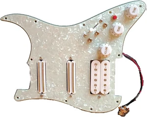 Golpeador de guitarra cargado precableado SSH de 11 agujeros con mini pastillas para guitarra ST - Imagen 1 de 8