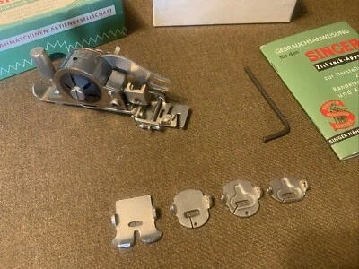 Singer ZigZag Attachment w/all 5 Feet, Complete, Rare, Low Shank - Image 1 of 4