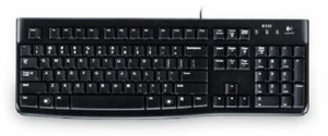 Logitech K120 Keyboard - English - USB - Black - Bild 1 von 4