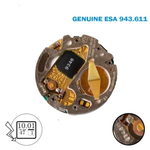 Original ESA 934.611 Schweizer digitales Uhrwerk, LCD-Quarzwerk, (NOS). - Bild 1 von 2