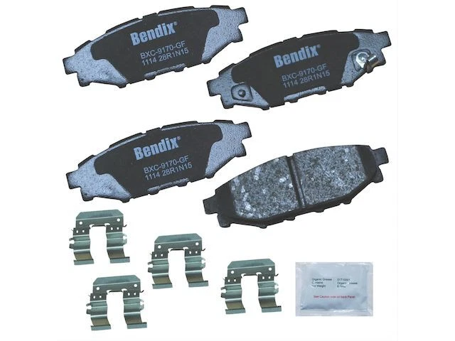 Juego de pastillas de freno traseras Bendix para Subaru Forester 2009-2018 66DVDW Foto 1 de 1