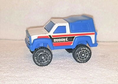 Camioneta pickup Buddy L Jeep 1984 vintage con carcasa de cámper envío gratuito Foto 1 de 4