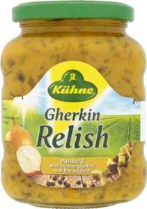 Kuhne Gherkin Relish - Mustard 350g - Pack of 6 - Picture 1 of 1