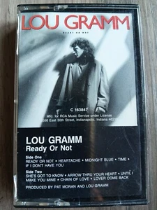 Music Cassette - Lou Gramm ~ Ready Or Not ~ 1987 Atlantic Records VG - Picture 1 of 7