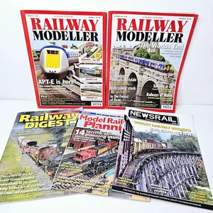 Train Magazines Newsrail Railway Modeller Model Railroad Planning Railway Digest - Picture 1 of 24