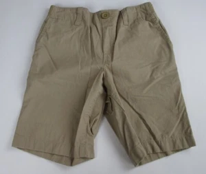 LANDS END Khaki School Uniform Elastic Waist Pull-On Chino Pants Boys M 8 NEW - Picture 1 of 6