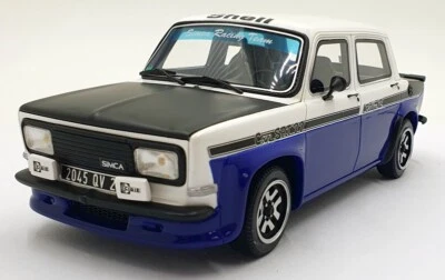 Otto Models escala 1/18 resina OT1063 - Simca 1000 Rallye 2 SRT - blanco/azul Foto 1 de 4