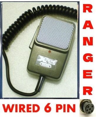 RF Limited EC-2018XT Microfono Eco 6 pin per radio CB Ranger - Immagine 1 di 4