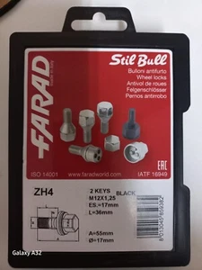Kit 4 Bulloni Antifurto per Auto Farad Stil Bull Peugeot 308 (III s) 2021 (Zh4) - Foto 1 di 8