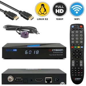 Octagon SFX6018 WL S2+IP Full HD WiFi Linux E2 & Define DVB-S2 Sat IP Receptor - Imagen 1 de 8