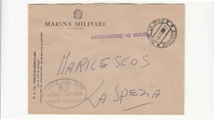 1965 busta MARINA MILITARE timbro VIOLA INCROCIATORE G.DUILIO+ARSENALE SP-i713 - Foto 1 di 1