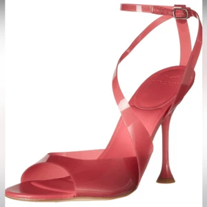 Marc Fisher NEW  LTD Claudie Red Pink Dress Heel Sandals Size 7.5 Woman’s - Picture 1 of 10