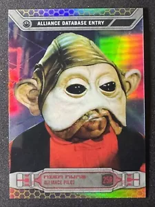 NIEN NUNB 2014 Topps STAR WARS Chrome Perspectives OR /50 réfracteur 25R rare - Photo 1 sur 2