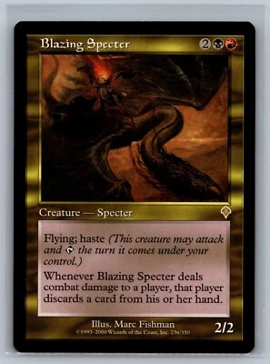 Magic The Gathering Invasion Blazing Specter #236/350 MTG TCG CCG - Image 1 of 2