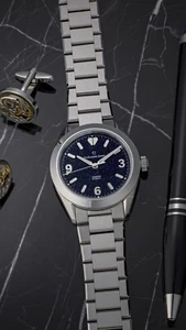 Miyota/ Citizen Automatic Movement Aventurine Dial Alexander James 38mm - Picture 1 of 7