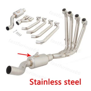 For QJMOTOR QJ800GS-G SRK800RR 2023 Exhaust Muffler Header Link Pipe 51MM System - Picture 1 of 7