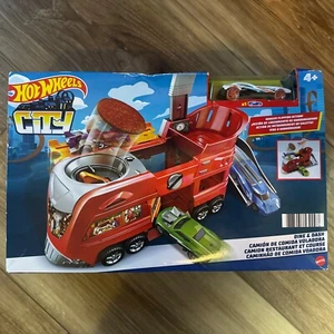 Hot Wheels Dine and Dash Playset Brand New Unopened- Box Dented - Picture 1 of 12