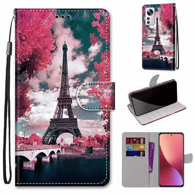 For LG Velvet Printed PU Leather Phone Wallet Stand Magnetic Case  - Image 1 of 4