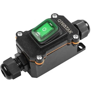 Inline Cord Switch DPST AC/DC 20A-125V16A-250V30A-24V35A-12V IP66 Waterproof ... - Picture 1 of 6