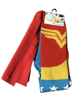 Wonder Woman Licensed Knee High Cape Socks - Image 1 of 2