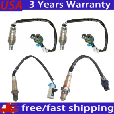 Sensor de oxígeno 4 piezas arriba+abajo para Cadillac CTS 2010-14 Chevrolet Camaro 2010-12 Foto 1 de 4