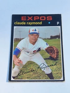 1971 O-Pee-Chee - #536 Claude Raymond Montrel Expos High Number Set Break - Picture 1 of 2